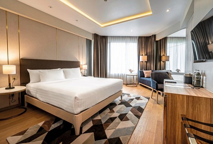 Rembrandt Hotel Bangkok - Wohnbeispiel Premier (Zimmercodierung UB1)