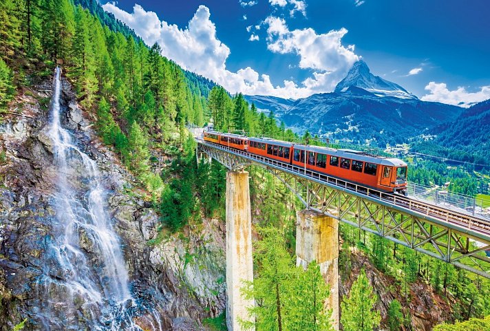 Die schönsten Berge der Schweizer Alpen - Gornergrat Bahn