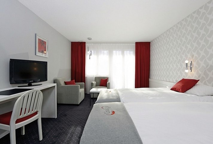 Steinmattli - Wohnbeispiel Doppelzimmer (Zimmercodierungen DG1, DG2 & DG3)