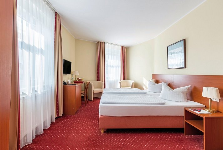 Andante Hotel Dresden - Wohnbeispiel Doppelzimmer Standard (Zimmercodierung DB1)