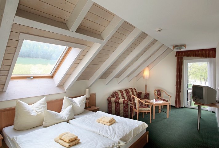 Landhotel Rittersgrün - Wohnbeispiel Doppelzimmer (Zimmercodierung DB1)