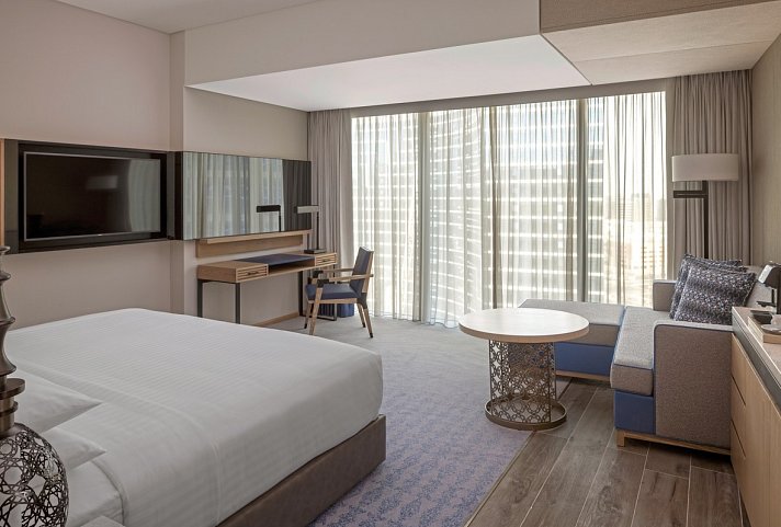 Marriott Marquis Dubai Creek - Wohnbeispiel Deluxe City View King Room (Zimmercodierung UD1)