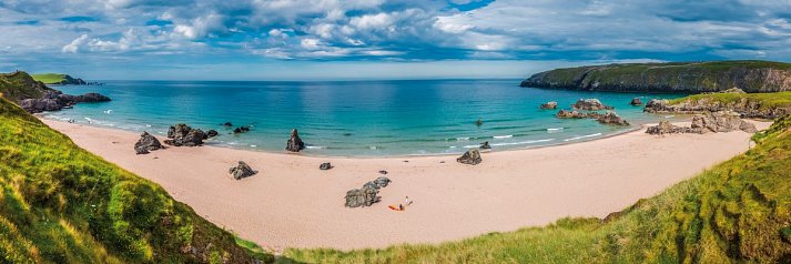 Majestätische Highlands und faszinierende Inseln - Strand bei Durness, Schottland