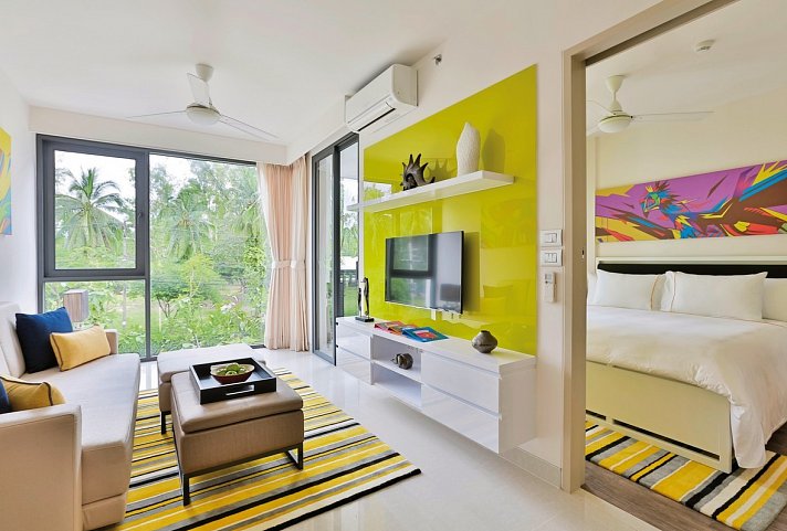 Cassia Phuket - Wohnbeispiel 1 Bedroom Suite (Zimmercodierung WB1)