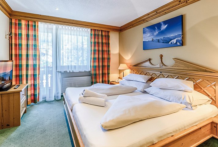 SCOL Sporthotel Zillertal - Wohnbeispiel Doppelzimmer Onkeljoch (Zimmercodierung DG1)