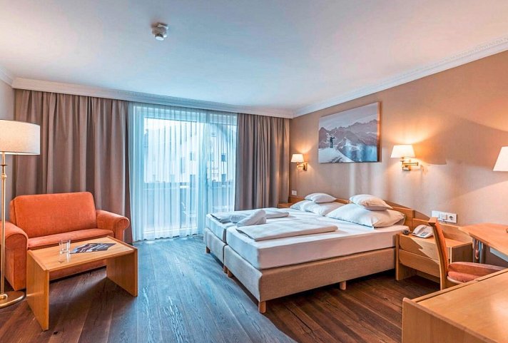 SCOL Sporthotel Zillertal - Wohnbeispiel Doppelzimmer Spieljoch S1 (Zimmercodierung DF1)