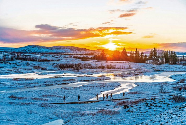 Winterliche Höhepunkte rund um Reykjavik (4 Nächte) - Thingvellir Nationalpark