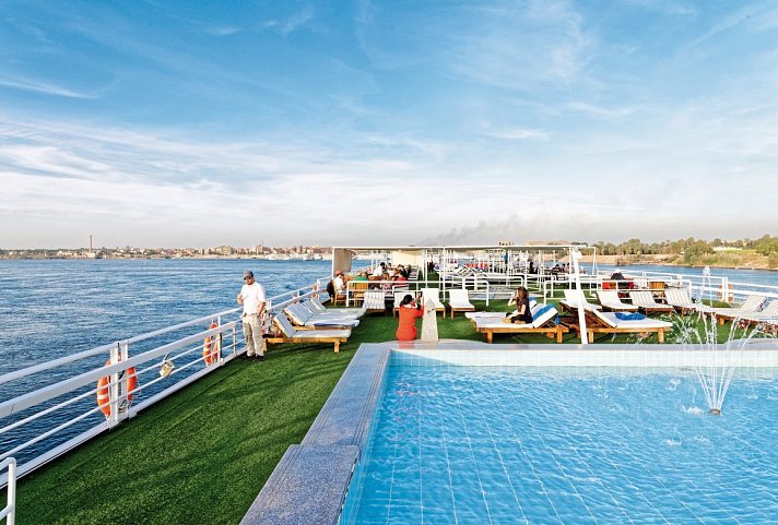 Klassische Nilkreuzfahrt mit MS Nile Style - MS Nile Style - Pool