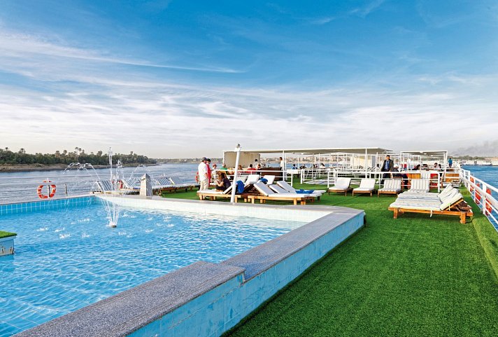 Klassische Nilkreuzfahrt mit MS Nile Style - Sun Deck