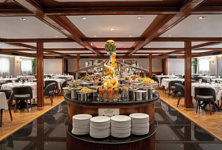 Klassische Nilkreuzfahrt mit MS Nile Plaza - Restaurant, MS Nile Plaza