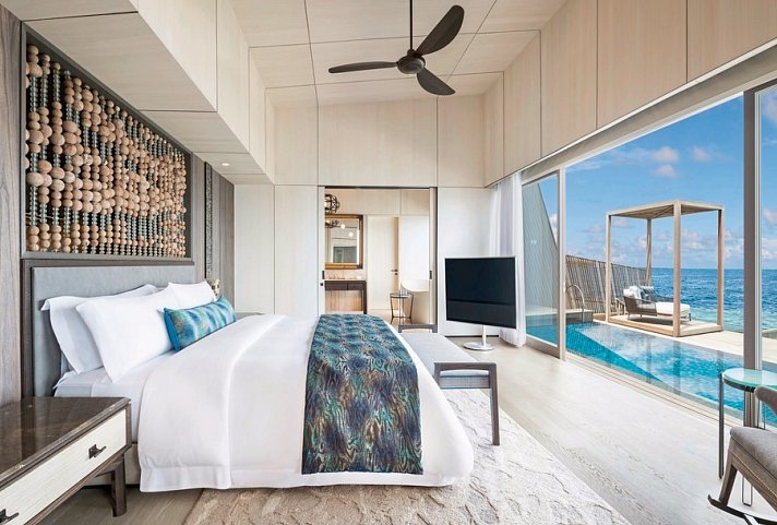 The St. Regis Maldives Vommuli Resort - Overwater St. Regis Suite with Pool (Zimmercodierung WB2)