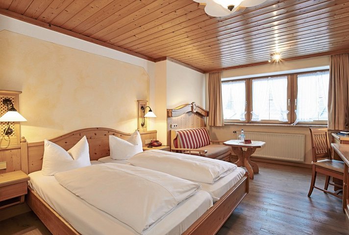 Hotel Bergheimat - Wohnbeispiel Doppelzimmer (Zimmercodierung DB1)