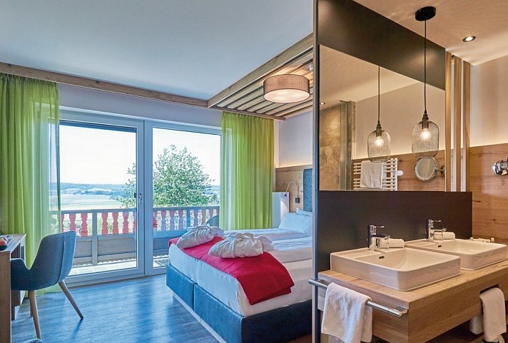 Wellnesshotel Zum Koch - Wohnbeispiel Doppelzimmer Komfort (Zimmercodierung DF1)