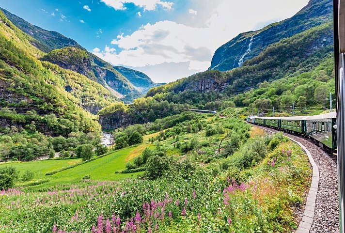 Mit Schiff und Bahn von Oslo nach Bergen - Flåmbahn