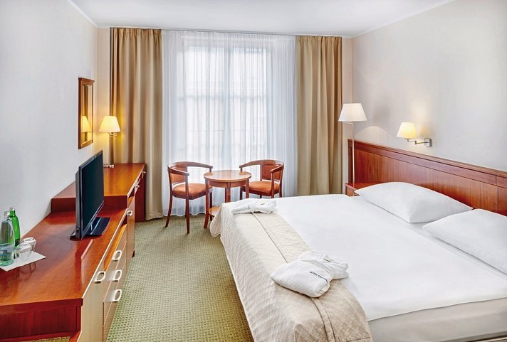 Spa & Wellness Hotel Olympia - Wohnbeispiel Doppelzimmer Comfort (Zimmercodierungen DF1, DF2, XB5, XB6 & XB7)