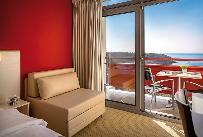 Rubin Sunny Hotel - Wohnbeispiel Doppelzimmer Superior Meerseite (Zimmercodierung DSC)