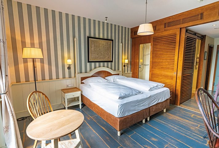 Erlebnishotel Bell Rock - Wohnbeispiel Standardzimmer (Zimmercodierungen DB1, EB1, TB1, RB1, DX1, EX1, TX1, RX1, DX2, EX2, TX2, RX2, DS3, ES3, TS3, RS3, FB1, FX1, FX2, FX3, XB1, XB2, XB3 & XB4)