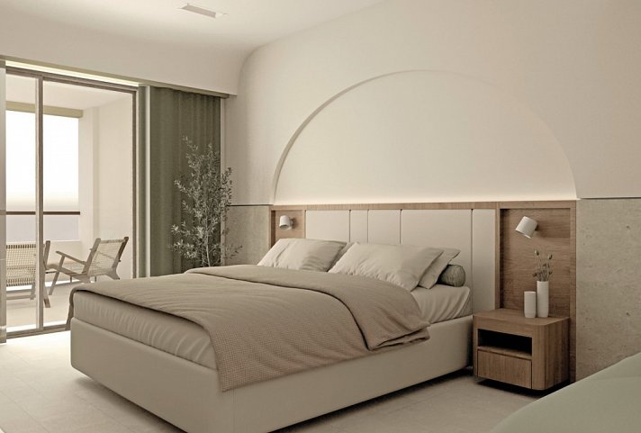 Lindos Princess Beach Resort & Spa - Modellbild Doppelzimmer Haupthaus (Zimmercodierung DBU)