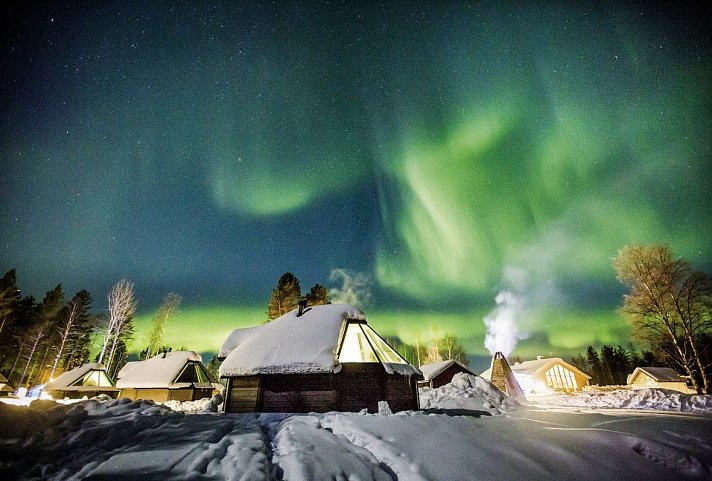 Polarkreismetropole Rovaniemi - Wohnbeispiel Aurora Cabin