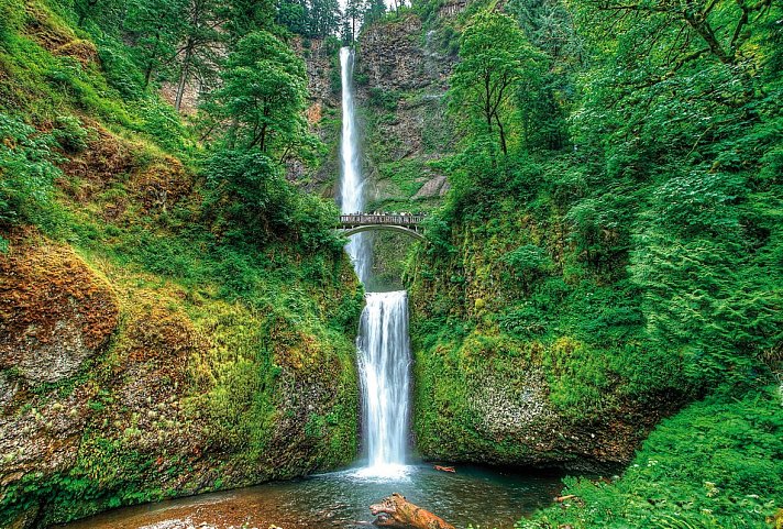 Naturschönheiten der Westküste - Multnomah Falls