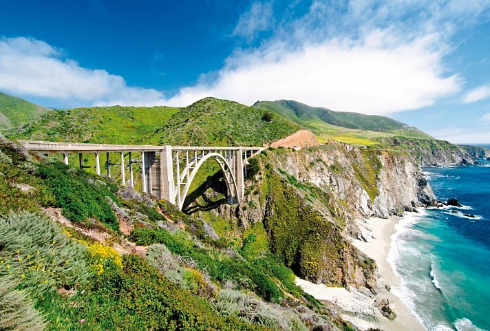 Westküste hautnah - Bixby Bridge, Monterey