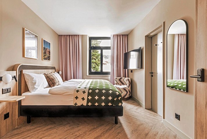 Altein Arosa, a Faern Collection Resort - Wohnbeispiel Doppelzimmer Standard Comfy (Zimmercodierung DB1)