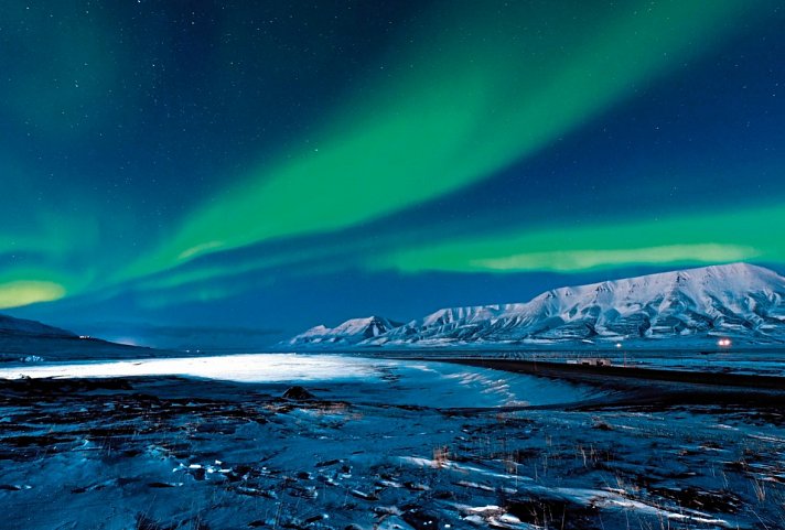 Polarlichtpfade von Tromsø nach Spitzbergen - Nordlicht, Spitzbergen