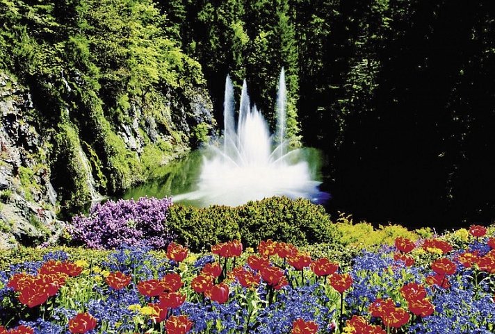 Im Land der Berge und Seen - Butchart Gardens