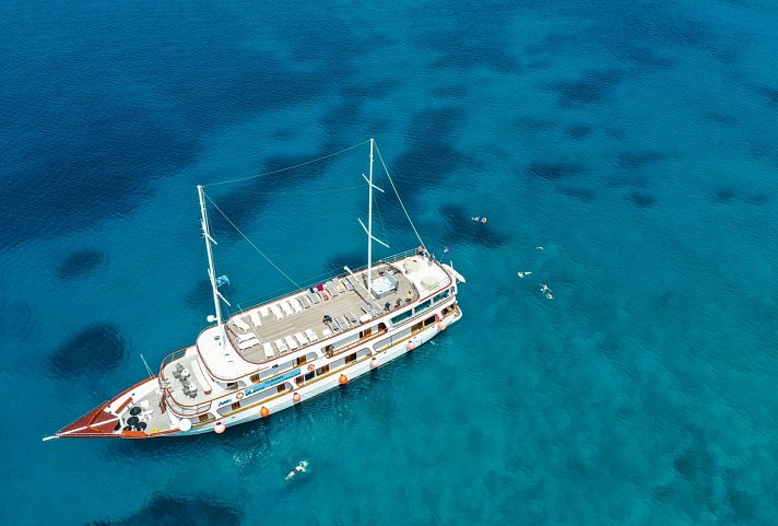 Kreuzfahrt Highlights Norddalmatiens - Schiffsbeispiel Segelboot