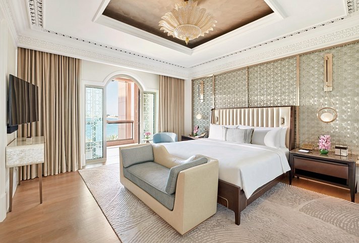 Emirates Palace Mandarin Oriental Abu Dhabi - Wohnbeispiel Sea View Suite (Zimmercodierung W1M)