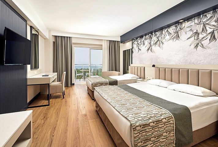 Seaden Sea World Resort & Spa - Wohnbeispiel Doppelzimmer Comfort Meerblick (Zimmercodierungen DFM, DC2, DBM & DCM)