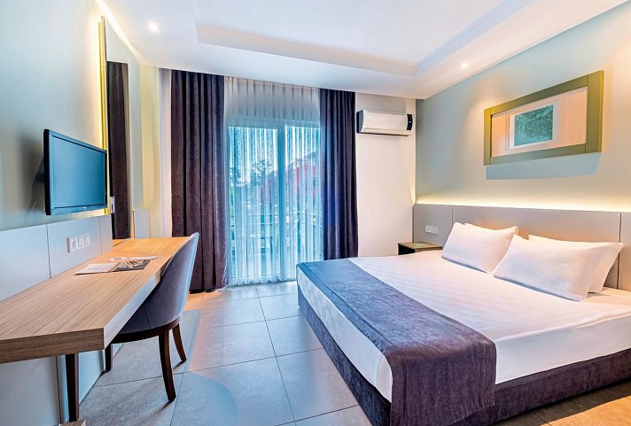 Le Jardin Resort - Wohnbeispiel Doppelzimmer (Zimmercodierungen DB1 & DC1)