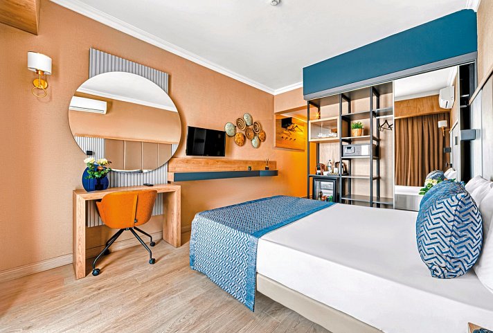 Numa Port Hotel - Wohnbeispiel Doppelzimmer Landblick (Zimmercodierungen DBL & DCL)