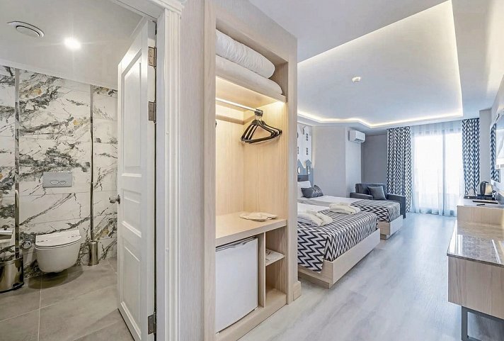 Aria Resort & Spa - Wohnbeispiel Doppelzimmer Landblick (Zimmercodierungen DBL & DCL)