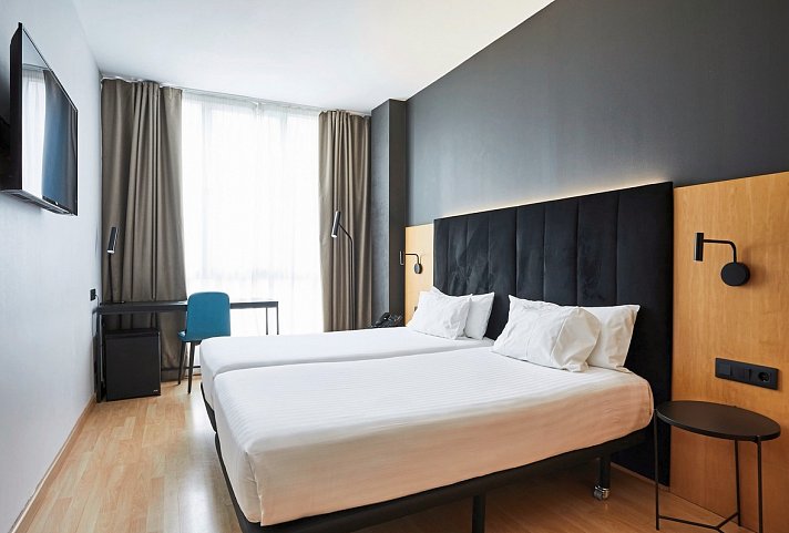 Silken Hotel Sant Gervasi - Wohnbeispiel Doppelzimmer Standard (Zimmercodierung DG1)
