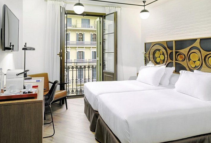 H10 Metropolitan - Wohnbeispiel Doppelzimmer Rambla (Zimmercodierung DB1)