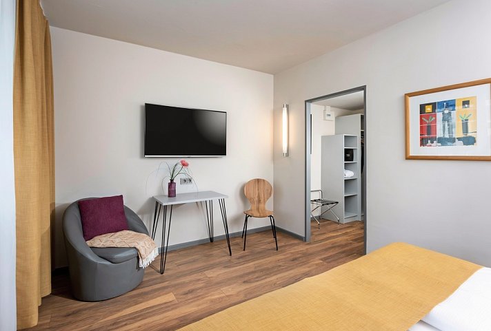 SORAT Hotel Berlin - Wohnbeispiel Pure Zimmer (Zimmercodierung DB1)