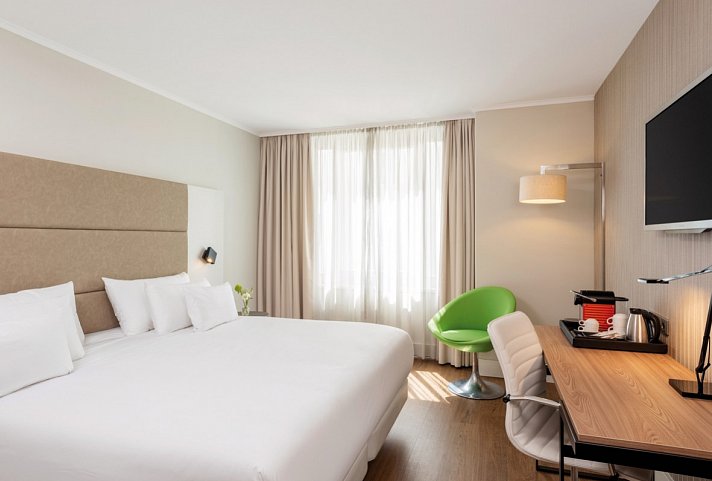 NH Collection Berlin Mitte am Checkpoint Charlie - Wohnbeispiel Doppelzimmer Superior (Zimmercodierung DS6)