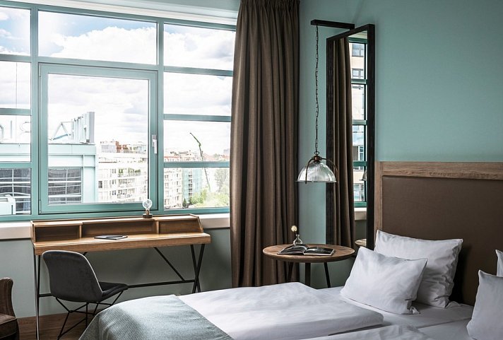 ABION Spreebogen Waterside Hotel Berlin - Wohnbeispiel Doppelzimmer Standard (Zimmercodierungen DG1 & DG3)