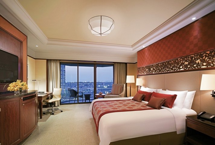 Shangri-La Hotel Bangkok - Wohnbeispiel Deluxe Balcony (Zimmercodierung UD2)