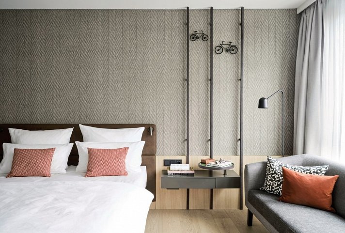 ATLANTIC Hotel Münster - Wohnbeispiel Doppelzimmer Komfort (Zimmercodierung DF1)