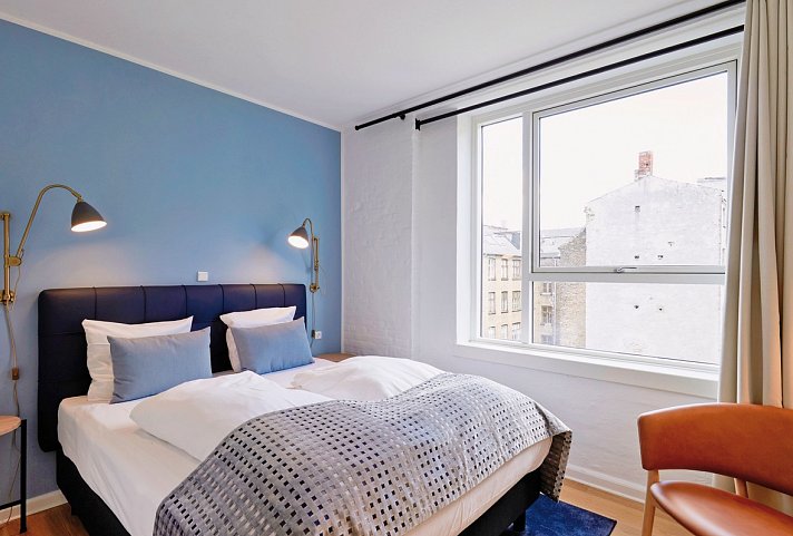 Copenhagen Strand - Wohnbeispiel Doppelzimmer Standard (Zimmercodierung DG1)