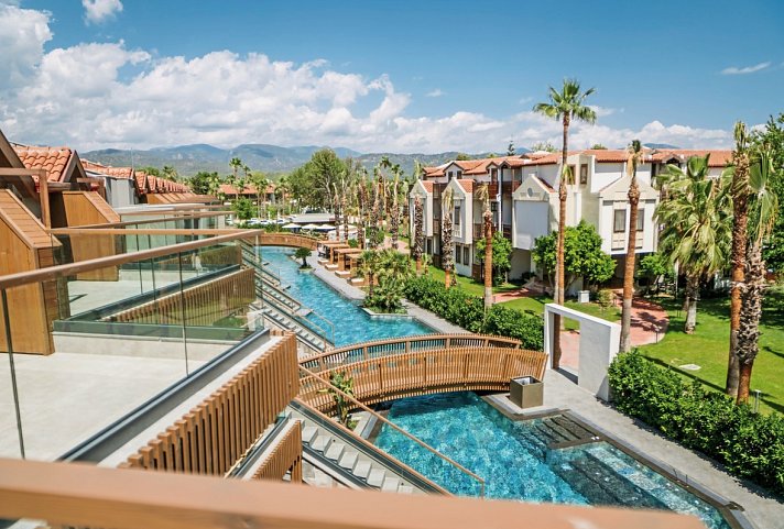 Club Tuana - Wohnbeispiel Doppelzimmer Lagoon Roof Poolblick (Zimmercodierungen DB3 & FB3)