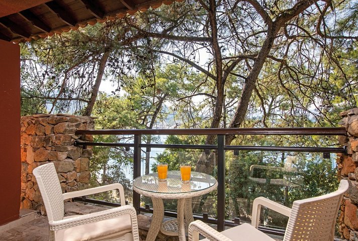 Marmaris Bay Resort - Wohnbeispiel Doppelzimmer Gartenblick (Zimmercodierungen DBG & DBN)