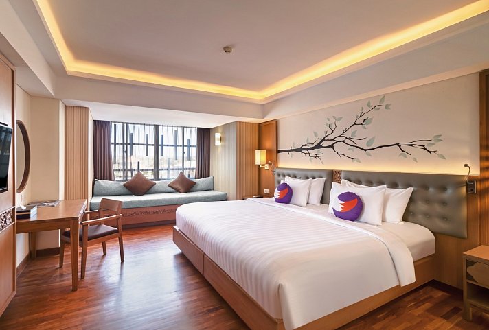 FOX Hotel Jimbaran Beach Bali - Wohnbeispiel Deluxe Shower (Zimmercodierungen UD1 & UD2)