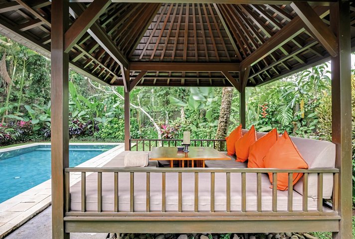 The Samaya Ubud Bali - Beispiel Aussenbereich Hillside Villa (Zimmercodierung VB1)