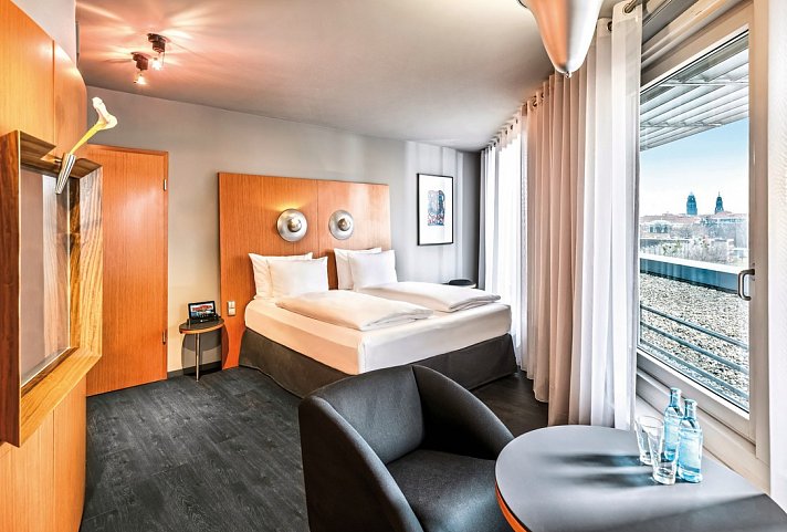 Penck Hotel Dresden - Wohnbeispiel Doppelzimmer Classic (Zimmercodierung DB1)