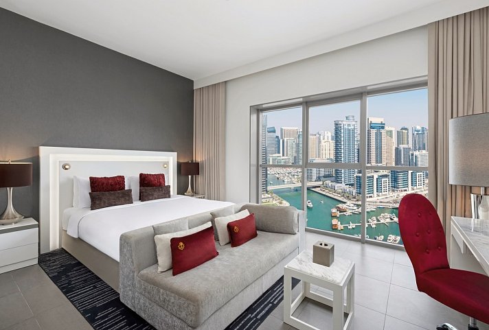 The First Collection Marina Dubai A Tribute Portfolio Hotel - Wohnbeispiel Superior Room High Floor, with Soluna Beach Access (Zimmercodierung US2)