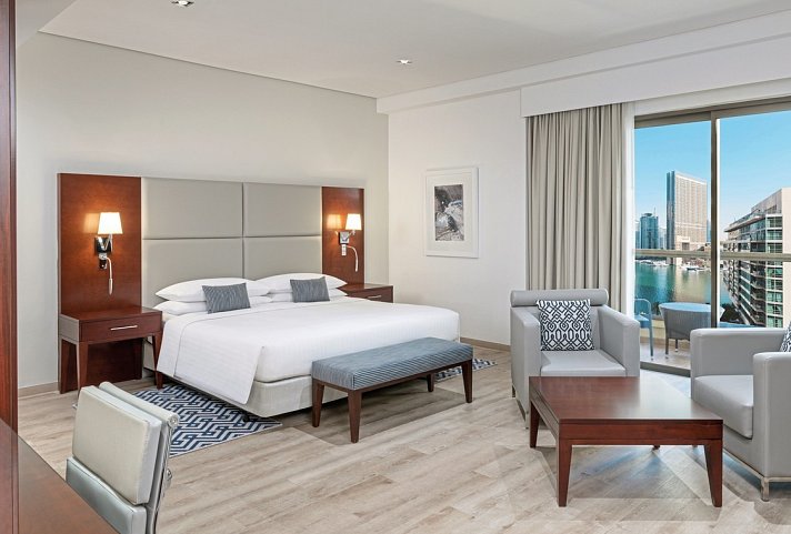Delta Hotels by Marriott Jumeirah Beach Dubai - Wohnbeispiel Standard Room Partial Sea View (Zimmercodierung DBC)