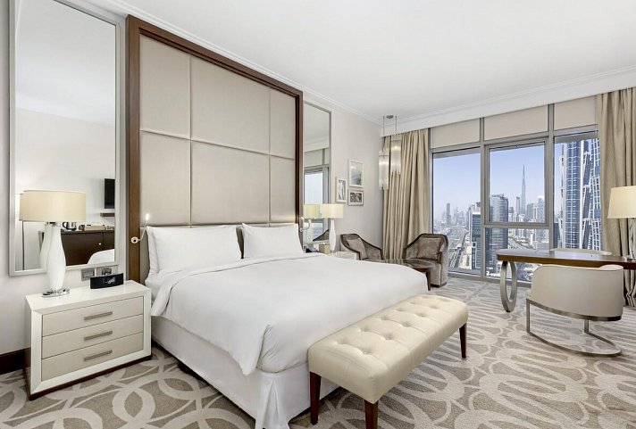 Hilton Dubai Al Habtoor City - Wohnbeispiel Deluxe King With Scenic View (Zimmercodierung DD1)